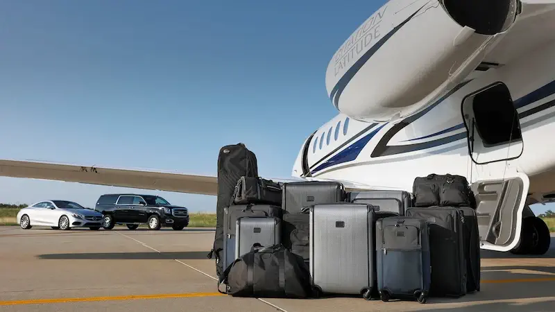 Class-leading baggage compartment and luggage capacity inside a Cessna Citation Latitude jet