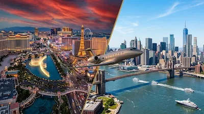 Private Jet Las Vegas to New York (and New York to Las Vegas)