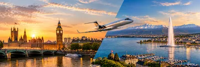 Private Jet London to Geneva (and Geneva to London)
