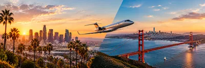 Private Jet Los Angeles to San Francisco (and San Francisco to Los Angeles)