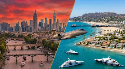 Private Jet New York to Los Angeles (and Los Angeles to New York)