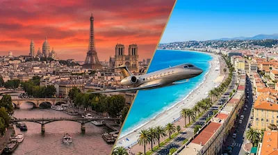 Private Jet Paris to Nice (and Nice to Paris)
